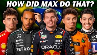 How To Become An F1 Champion Max Verstappen Edition Brazil GP [upl. by Kelam]