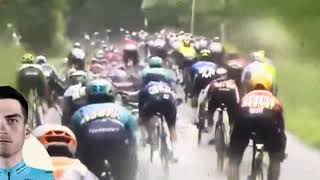 Criterium Du Dauphine 2024 Stage 5 CRASH [upl. by Thackeray]