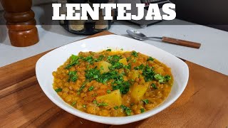 LENTEJAS ESPAÑOLAS 🇪🇸 Lentejas cremosas con papas 🥣 Receta Vegetariana  William Priets [upl. by Akiemaj]