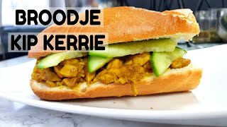 Recipe How To Make Broodje Kip Kerrie  CWF [upl. by Belldas810]