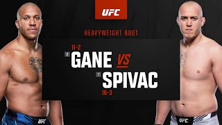 UFC Fight Night Gane vs Spivak Highlights [upl. by Rehpitsirhc146]