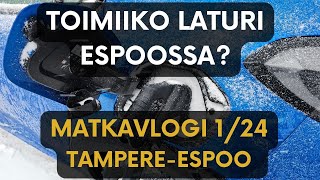 Toimiiko laturi Espoossa 2212024 MATKAVLOGI 124 [upl. by Zalea]