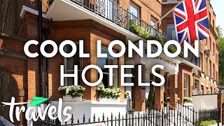 The Coolest London Boutique Hotels  MojoTravels [upl. by Laspisa]