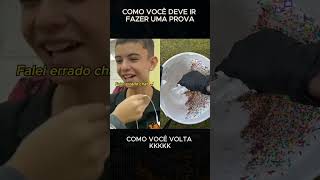 Como fazer a prova da escola kkkk 😂 mundinhodosmemes HORADERIRCOMLEGENDAS memes videosdememesbr [upl. by Jacquet]