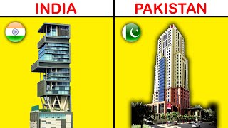 इंडिया Vs पाकिस्तान कौन से देश में बिल्डिंग्स सबसे ऊँची है INDIA Vs PAKISTAN Buildings Comparison [upl. by Enyaj239]