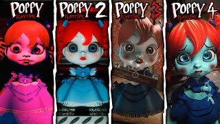 Poppy Playtime Chapter 1 2 3 4  Poppy Evolution Comparison [upl. by Weide219]