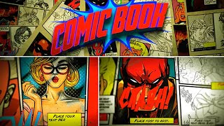 Comic Book Template ★ After Effects Template ★ AE Templates [upl. by Nyrat589]