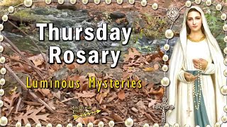 TODAY HOLY ROSARY Thursday 🙏 Luminous Mysteries Rosary NOVEMBER 21 2024 Scenic Meditative Prayer [upl. by Nalda]