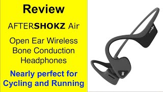 Review AFTERSHOKZ Air Open Ear Wireless Bone Conduction Headphones AS650SG [upl. by Meg]