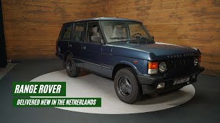 Land Rover Range Rover  History known  Caspian Blue  1986 VIDEO wwwERclassicscom [upl. by Jollenta604]