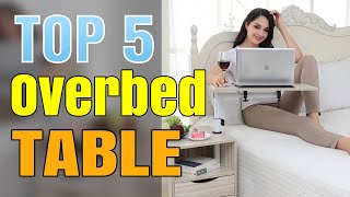 Best Swivel Top Overbed Table Rolling Heavy Duty with Storage [upl. by Evatsug]