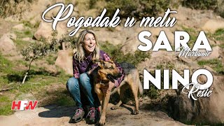 Sara Marković i Nino Rešić  Pogodak u metu  Official lyric video  HD [upl. by Yrotciv]