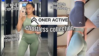 ONER ACTIVE EFFORTLESS COLLECTION TRY ON HAUL  honest review sizing issues brand comparisons [upl. by Garett]