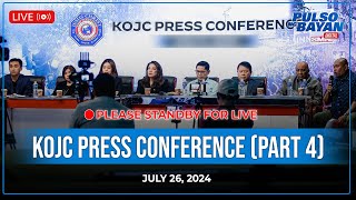 LIVE  KOJC Press Conference Part 4  July 26 2024 [upl. by Ylekalb]