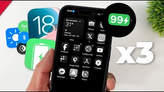 10 AJUSTES En iOS 18 Para AHORRAR BATERÍA en tu iPhone  200 🔋 [upl. by Kenwood]