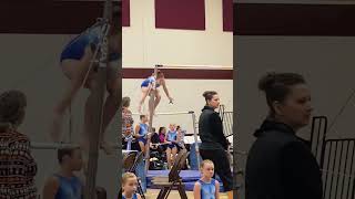 First xcel Silver meet bars routine [upl. by Eninahs]