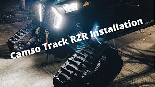 Camso Track RZR Installation [upl. by Llertnahs127]