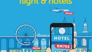 Best Flight amp Hotel Deals with Traveloka App [upl. by Ecila]