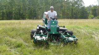 Ransomes AR250 Rotary Mower w 2317 hours w Kubota V1505 parting out [upl. by Luhe354]