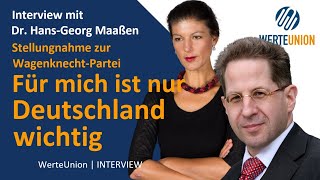 HansGeorg Maaßen WagenknechtPartei ist ein UBoot  Nur Deutschland ist mir wichtig [upl. by Nhtanhoj]