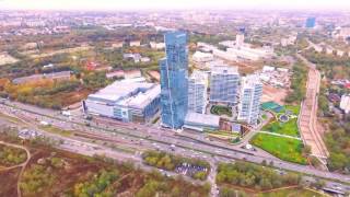 Полет над Esentai Tower Комплекс лыжных трамплинов [upl. by Eessac]