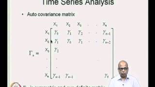 Mod04 Lec10 Time Series Analysis  I [upl. by Eisse]