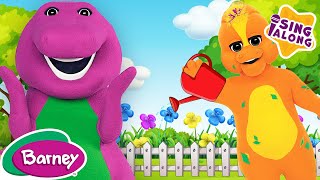 Green Grass Grows All Around  Barney Nursery Rhymes and Kids Songs [upl. by Eetnwahs653]