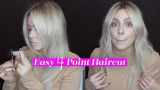 Easy 4 Point Haircut for Healthy looking hair [upl. by Bamberger89]