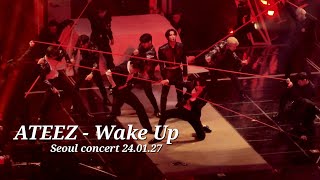 4K ATEEZ  Wake Up  에이티즈  최면 Wake Up  Seoul Concert 240127 [upl. by Felten]