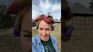 How do farm women curl their hair [upl. by Lindy]