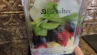 Blendtec Designer Series Wildside Blender Review  Making A Smoothie [upl. by Geoffrey]