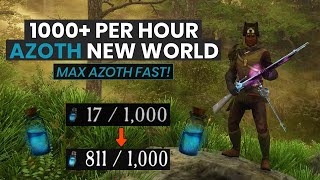 Best Way To Get Azoth In New World Fast amp Easy 1000 Azoth An Hour Guide [upl. by Aihsetan705]