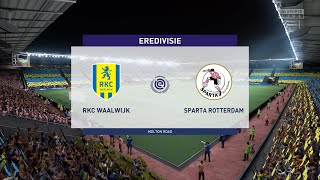 FIFA 22  RKC Waalwijk vs Sparta Rotterdam  Eredivisie  Gameplay [upl. by Abram14]