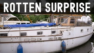 Rotten Boat  Can we save it  Sailing Mahalo Episode 8 [upl. by Icnan356]