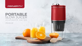 PerySmith Portable Slow Juicer Ecohealth Series PS500 [upl. by Stedmann]