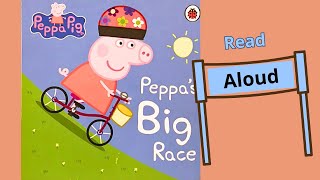 Peppas Big Race  Read aloud with effects  Mommyslittle [upl. by Theda]