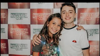 CONHECI O NOAH SCHNAPP  WILL   STRANGER CON [upl. by Anniram]