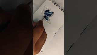 painting watercolour butterfly art🦋🪶 [upl. by Birmingham]