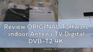 Review ORIGINAL Taffware indoor Antena TV Digital DVBT2 4K  TFLD139 [upl. by Warrin675]