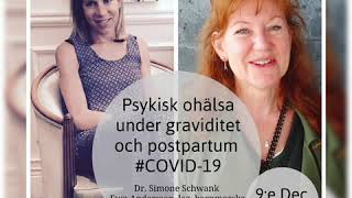 Psykisk ohälsa under graviditet och postpartum under COVID19 [upl. by Anahsirk]