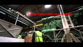 105 Tonne Injection Moulder Lift [upl. by Wilen]