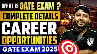 What Is GATE EXAM  Complete Details  Career Opportunities amp Eligibility Criteria  GATE EXAM 2025 [upl. by Sabu81]