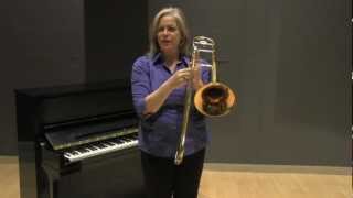 quotThumb Low Finger Tipsquot Deborah Weisz on Trombone Slide Technique [upl. by Elisabeth989]