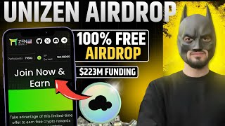 Unizen Testnet Airdrop 🪂  Free Testnet Airdrop [upl. by Noraed]