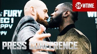 Wilder vs Fury New York Press Conference  SHOWTIME PPV [upl. by Enaillil724]