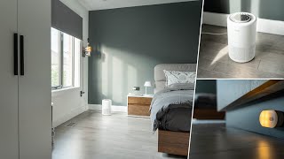 Modern Minimalistic Smart Bedroom ft Ikea Pax  Creating My Perfect Sleep [upl. by Follansbee]