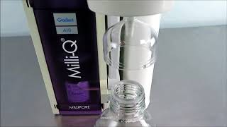 Millipore Milli Q Gradient A10 Water Purification System [upl. by Ahsinak666]