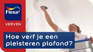 Plafond verven in 8 stappen  Flexa verf [upl. by Htieh]