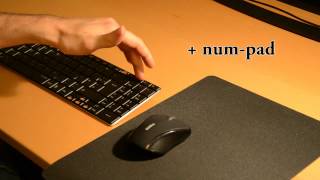 Review Rapoo E9070 wireless ultraslim keyboard E9060 [upl. by Ehcar]