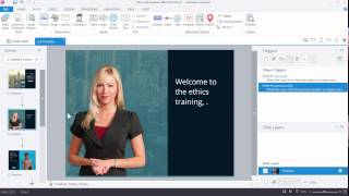 Articulate Storyline 360 Create an Interaction with a Text Variable [upl. by Nnylanna657]